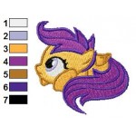 Scootaloo Embroidery Design 05